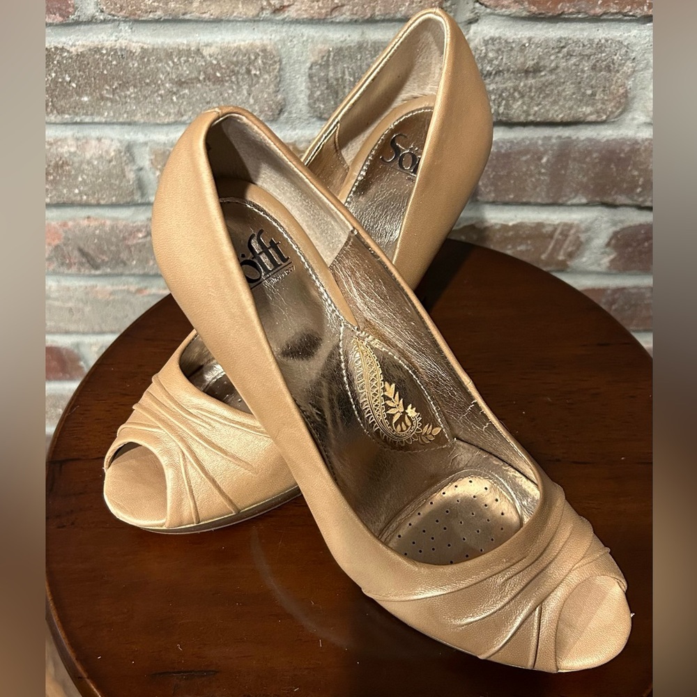 Soft Open Toe Pumps - image 1